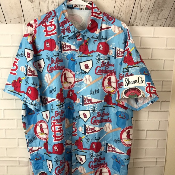 stl cardinals hawaiian shirt